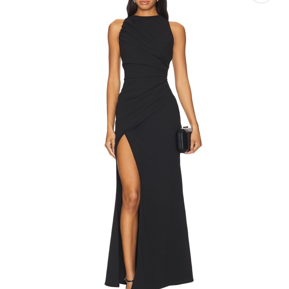 Elegant Black Evening Gown